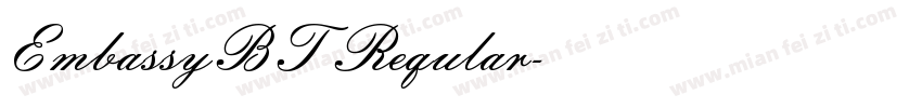 EmbassyBT Reqular字体转换